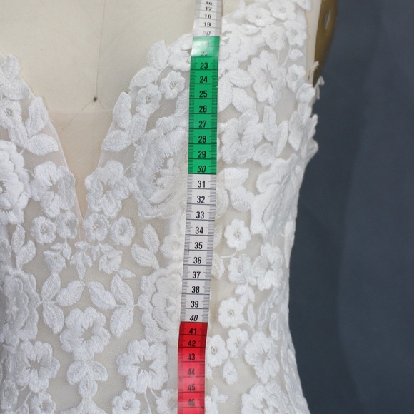 Custom Made Lace top- Light Ivory to off white in color - Picture 3 of 7